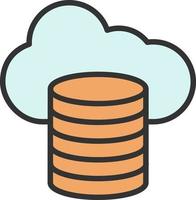 Cloud Storage Vector Icon