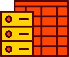 Data Table Vector Icon