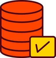 icono de vector de base de datos