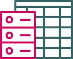 Data Table Vector Icon