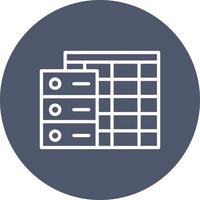 Data Table Vector Icon