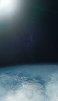 Planet Earth with on space background. Elements of this image furnished by NASA. photo