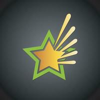 Vector star logo. Design template