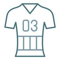 Jersey Line Two Color Icon vector