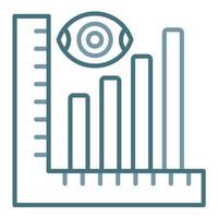 Descriptive Analytics Line Two Color Icon vector