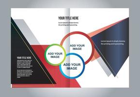 Professional business flyer, corporate brochure design template vector