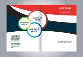 folleto de negocios profesional, plantilla de diseño de folleto corporativo vector
