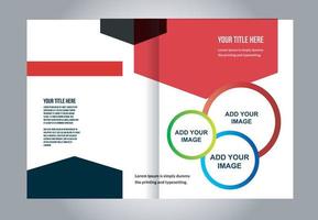 Professional business flyer, corporate brochure design template vector