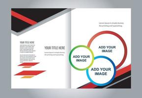 folleto de negocios profesional, plantilla de diseño de folleto corporativo vector