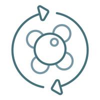 Metabolism Line Two Color Icon vector