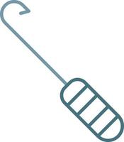 Dehooker Line Two Color Icon vector