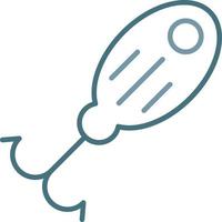 Fish Attractant Line Two Color Icon vector