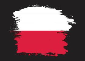 New colorful abstract Poland flag vector