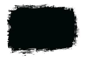 Abstract black color grunge frames background vector