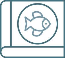 Fishing Lessons Line Two Color Icon vector