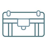 Trunk Line Two Color Icon vector