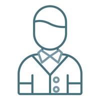 Gate Keeper Line Two Color Icon vector