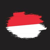 vector de bandera de textura de indonesia profesional