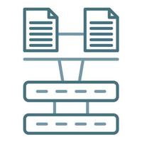 Load balancing Line Two Color Icon vector