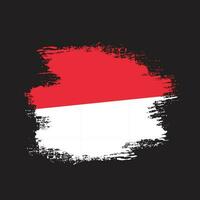 se desvaneció grunge textura indonesia resumen bandera vector