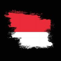 textura efecto indonesia vintage bandera vector