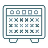 Amplifier Line Two Color Icon vector