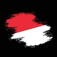 nuevo vector de bandera de indonesia splash vintage