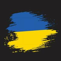New colorful texture Ukraine flag vector