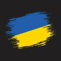 New colorful texture Ukraine flag vector