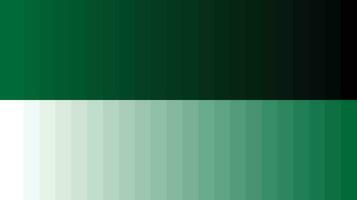 paleta de colores verde intenso vector