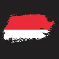 New colorful texture Indonesia flag vector