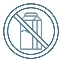 Food Intolerances Line Two Color Icon vector