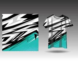 Tshirt sports design for racing, jersey, cycling, football, gaming vector