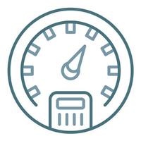 Barometer Line Two Color Icon vector