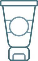Sunscreen Line Two Color Icon vector