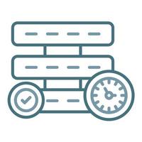 Availability Line Two Color Icon vector