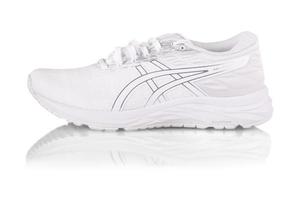 Asics Gel Lyte white sneaker isolated on white background photo