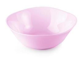 new pink plate isolated on a white background