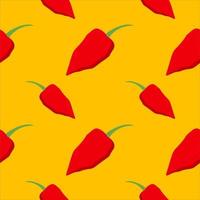 ghost pepper seamless pattern. chili seamless pattern flat design vector illustration