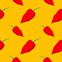 ghost pepper seamless pattern. chili seamless pattern flat design vector illustration