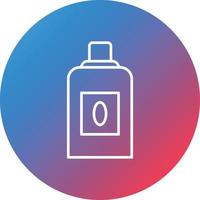 Softener Line Gradient Circle Background Icon vector