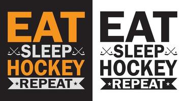 HOCKEY T-SHIRT DESIGN. vector