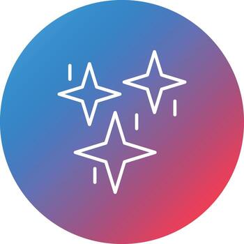 Flare Line Gradient Circle Background Icon vector