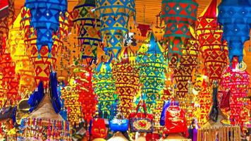 Old colored souvenir shop in China. photo