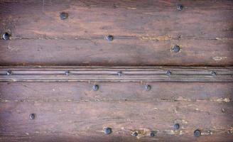 enfoque selectivo de las viejas tablas de madera pintadas con textura. de cerca foto