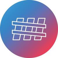 Belo Horizonte Line Gradient Circle Background Icon vector