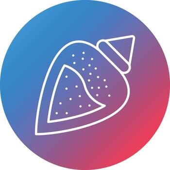 Elixir Line Gradient Circle Background Icon vector