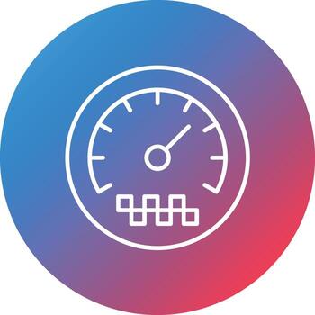 icono de fondo de círculo degradado de línea de herramientas vector