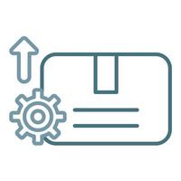 Product Backlog Line Two Color Icon vector