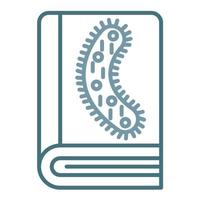 Biology Line Two Color Icon vector